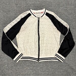 Jolt Black and Cream Lace Jacket